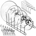 Miniatyrbillede 8 af 8: Tallerkenholder i sort metal til nem opbevaring