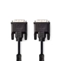 Miniatyrbild 1 av 3: DVI-kabel | DVI-I 24+5-Pin Hane | DVI-I 24+5-Pin Hane | 2560x1600 | Nickelplaterad | 2.00 m | Rak | PVC | Svart | Plastpåse
