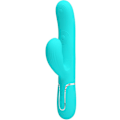 Miniatyrbild 2 av 11: Pretty Love - Perlita Multifunction 3 In 1 G-Spot Vibrator Aqua Green