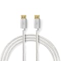 Miniatyrbillede 1 af 5: Displayport kabel | DisplayPort Han | DisplayPort Han | 8K@60Hz | Guldplateret | 2.00 m | Runde | Flettet | Sølv | Cover Window Box