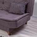 Miniatyrbillede 4 af 9: 3-sæders sovesofa Kelebek - antracit