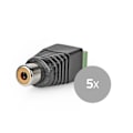 Miniatyrbillede 1 af 5: CCTV sikkerhed stik | 2-vejs terminalblok | DIN hun | Hun | Grøn / Sort