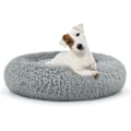 Miniatyrbillede 1 af 4: Universal plysseng til hunde og katte, 60 cm - lysegrå