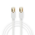 Pikkukuva 1 / 3: CAT6 Verkkokaapeli | RJ45 uros | RJ45 uros | F/UTP | 5.00 m | Pyöreä | LSZH / PVC | Valkoinen | Ikkunallinen laatikko