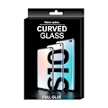Miniatyrbillede 5 af 9: Glasfolie, hærdet glas til skærm med ramme Samsung Galaxy S21+ 5G 3D Edge Nano Flexi Glas sort