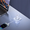 Pikkukuva 9 / 9: GaN Cube Pro 65W 2x USB-C USB-A verkkolaturi valkoinen