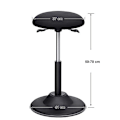 Miniatyrbillede 6 af 7: Ergonomisk aktiv siddestol med justerbar højde