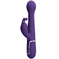 Miniatyrbillede 3 af 11: Pretty Love - Dejon Rabbit Vibrator 3 I 1 Multifunktion Lilla