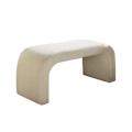 Pikkukuva 5 / 6: Pouffe Nu Bench - valkoinen