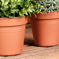 Miniatyrbillede 4 af 8: Rund havekrukke i plast 13 cm 3 stk.