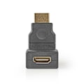 Miniatyrbillede 7 af 9: HDMI™ Adapter | HDMI™ Stik | HDMI™ Hun | Guldplateret | Swivel | ABS | Sort | 1 stk. | Konvolut