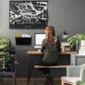 Miniatyrbild 3 av 7: Tidningshållare vägg set om 3
