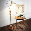 Miniatyrbillede 2 af 9: Gulvlampe Art Nouveau Design Messing