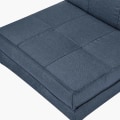Miniatyrbillede 6 af 8: Gulvsofa, Sammenfoldelig Sovesofa, Gulvstol, 5-Trins Justerbar Klapstol, Sovesofa, Sovesofa, Enkelt Sofa, Mørkeblå, 61 X 73 X 58 Cm