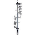 Miniatyrbild 1 av 8: Utomhustermometer: Exakt temperatur, -40°C till 50°C