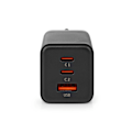Miniatyrbild 2 av 6: Väggladdare | 65 W | GaN | Snabbladdnings funktion | 3.0 / 3.25 A A | Antal utgångar: 3 | USB-A / 2x USB-C™ | Automatiskt val av Spänning