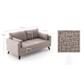 Miniatyrbillede 7 af 9: 2-Sæder Sofa Bella Sofa Til 2 Pr - Creme