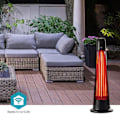 Pikkukuva 2 / 8: SmartLife Patio lämmitin | Wi-Fi | 1200 W | 2 Lämpöasetusta | Oskillaatio | Kaatumissuoja | IP24 | Musta