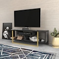 Miniatyrbillede 3 af 7: TV Stand Asal 120 - Sort, Guld