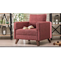 Miniatyrbillede 4 af 9: 1-sædet Sofa Bella Lænestol - Claret Rød