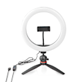 Miniatyrbillede 3 af 9: Ringlys | 10 inch | 120 LED's | 2700 - 6700 K | Stativ | Sort