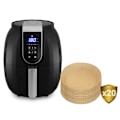 Miniatyrbillede 2 af 7: Bagepapir til airfryer 16 cm Berdsen - 20 stk