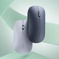Miniatyrbillede 6 af 9: Handy trådløs mus til en USB-computer, grå
