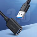 Miniatyrbillede 9 af 9: USB-A 3.0 5Gb/s forlængerkabel adapter 0,5m sort