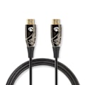 Pikkukuva 1 / 4: Aktiivinen Optinen High Speed HDMI-kaapeli, jossa Ethernet | HDMI™ liitin | HDMI™ liitin | 4K@60Hz | 18 Gbps | 40.0 m | Pyöreä | PVC | Musta | Pakkaus