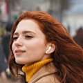 Miniatyrbillede 4 af 9: TWS ANC WS106 HiTune T3 trådløse Bluetooth hovedtelefoner hvide