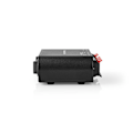 Miniatyrbillede 2 af 6: Højttaler kontrolboks | 2-Port port(s) | Terminal klemmer | Højttalerimpedans: 4-16 Ohm | Maksimal Belastning pr. Kanal: 150 W | Aluminium | Sort