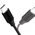 Miniatyrbild 5 av 6: USB-USB-C Ladd/synk-kabel USB 2.0 15W 0,3m Textil