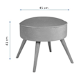 Miniatyrbillede 5 af 5: Pouffe Boyce - Peanut Green