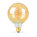 Pikkukuva 2 / 3: LED Filamenttilamppu E27 | G125 | 3.8 W | 250 lm | 2100 K | Himmennettävä | Erittäin lämmin valkoinen | Retrotyylinen | 1 kpl