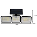 Miniatyrbillede 3 af 9: Solcellelampe 180 LED Izoxis 24889