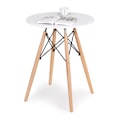 Miniatyrbillede 6 af 7: Bord moderne bord til spisestue stue køkken 60cm