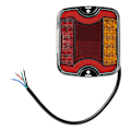 Miniatyrbild 4 av 7: Baklykta 4 funktion 105 x 95 mm LED + GLOW höger