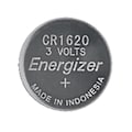 Miniatyrbillede 1 af 2: Lithium knapcellebatteri CR1620 | 3 V DC | 81 mAh | 1-Blister | Sølv