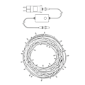 Miniatyrbild 8 av 9: SmartLife Julbelysning | Sträng | Wi-Fi | Varm Vit | 400 LED's | 20.0 m | Android™ / IOS