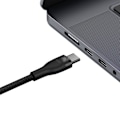 Miniatyrbillede 4 af 9: Kabel hurtigopladningskabel Flash Series 2in1 USB-C 2xUSB-C 100W 1,5m sort