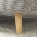 Miniatyrbillede 10 af 10: 2-i-1 sovesofa, stoleseng, justerbar klapmadras, gæsteseng i fløjlsbukslook, til soveværelse, stue, grå 82 x 89 x 83 cm Aosom
