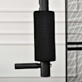 Miniatyrbillede 9 af 10: Gym Multigym Fitnessstation Multigym Med Vægte, Lat Pull-Down & Leg Curl, Metal & Pu Syntetisk Læder, Sort