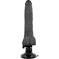 Pikkukuva 5 / 7: Basecock - Realistic Vibrator Remote Control Musta 19 cm -O- 4 cm