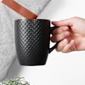 Pikkukuva 5 / 7: Mustat keraamiset mukit 400 ml 4 kpl.