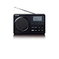 Miniatyrbillede 2 af 8: MPR-035BK Kompakt bærbar FM-radio med LCD-skærm Sort