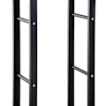 Pikkukuva 10 / 10: Polttopuuteline Polttopuuteline Polttopuuteline 100Kg Teräs Musta L60 X L25 X K100 Cm