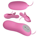 Miniatyrbillede 1 af 10: Pretty Love - Pincet Med Vibration Og Pink Eletroshock