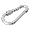 Pikkukuva 3 / 5: Karabiinikoukku metallia 8x80mm ruuvilukolla