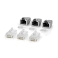 Pikkukuva 6 / 8: RJ45-liitin | Uros | Kiinteä UTP CAT6 | Suora | Kullattu | 10 kpl | PVC | Harmaa | Laatikko