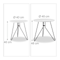 Miniatyrbillede 4 af 8: Sidebord, 2 stk, hvid